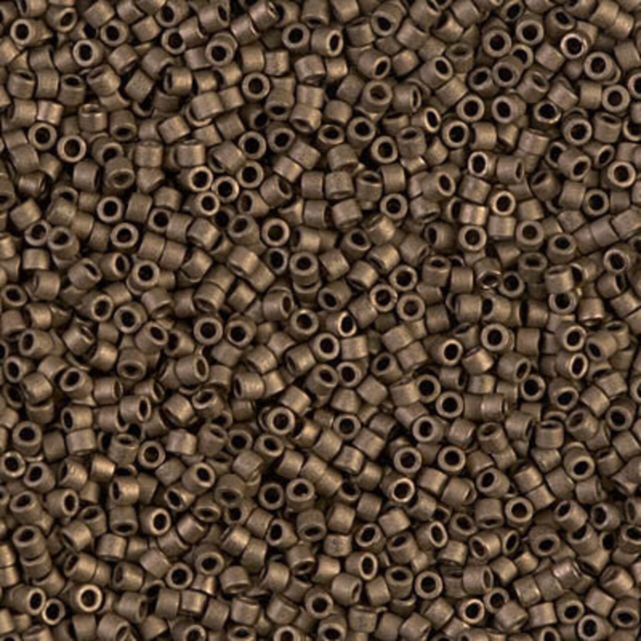 Miyuki Delica Bead 11/0, DB0322, Matte Metallic Dark Bronze, 5 grams